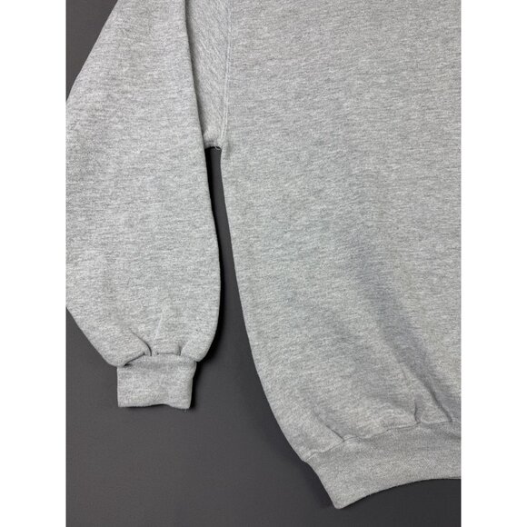 Vintage Y2K Russell Athletic Blank Gray Crewneck Sweater Streetwear Hype 2XL - Picture 5 of 10